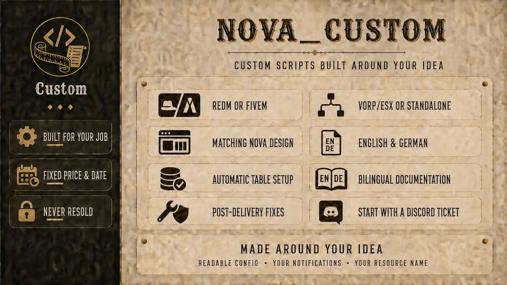 Custom Script/Open Source